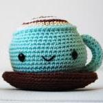 Amigurumi Crochet Pattern - Mr. Coffee And Miss..